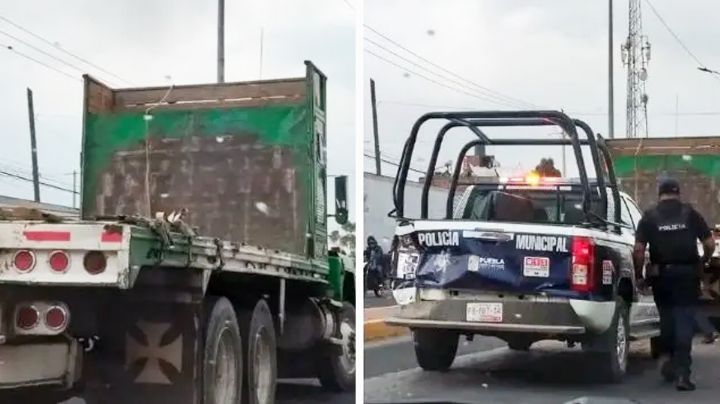 VIDEO: Ebrio sujeto desata persecución, balacera y choque tras golpear a su pareja en Puebla
