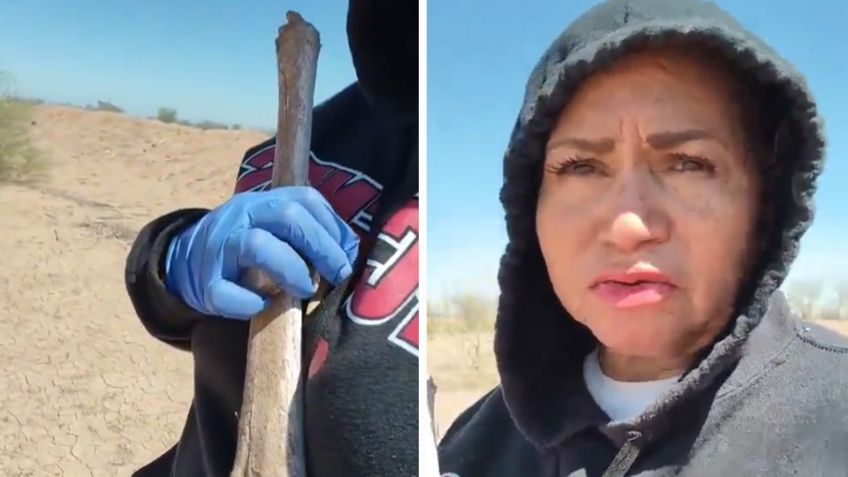 VIDEO: Ceci Flores asegura que encontró los restos de su hijo en Sonora; "Vámonos a casa"