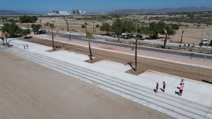 Casi listo el nuevo malecón de El Cochórit: Gobernador Durazo expande oferta turística de Sonora