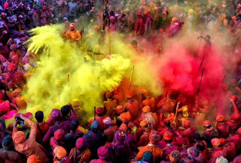 Celebración de Holi 