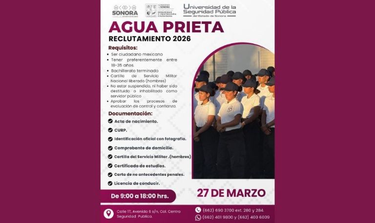Tu vocación hace la diferencia: Súmate a la Universidad de la Seguridad Pública en Sonora