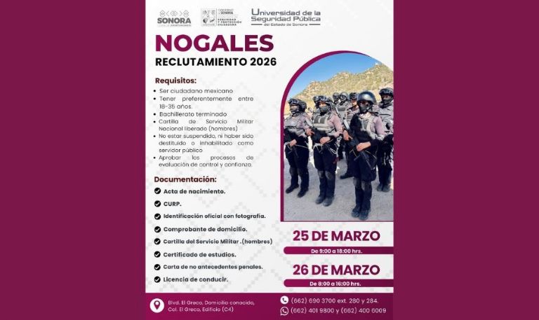 Tu vocación hace la diferencia: Súmate a la Universidad de la Seguridad Pública en Sonora