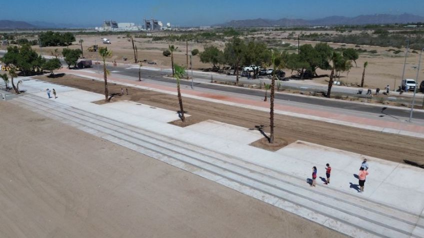Casi listo el nuevo malecón de El Cochórit: Gobernador Durazo expande oferta turística de Sonora