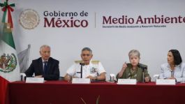 Foto que representa a Marina revela presuntos responsables del derrame de hidrocarburos en el Golfo de México