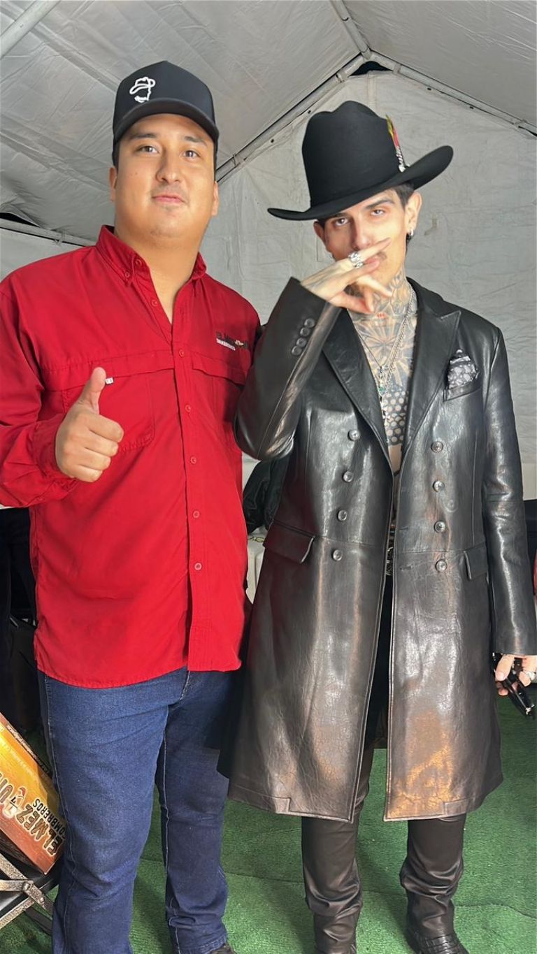 Natanael Cano y Adriel Favela graban juntos nuevo video en Hermosillo, Sonora