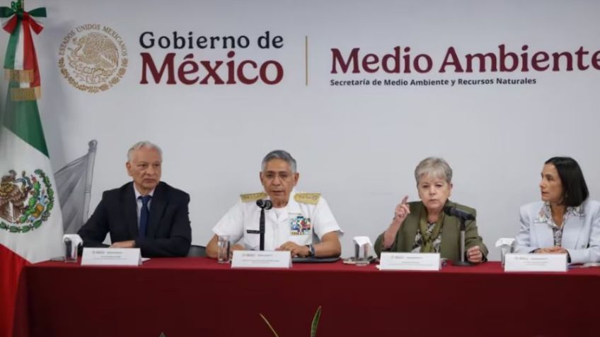 Marina revela presuntos responsables del derrame de hidrocarburos en el Golfo de México