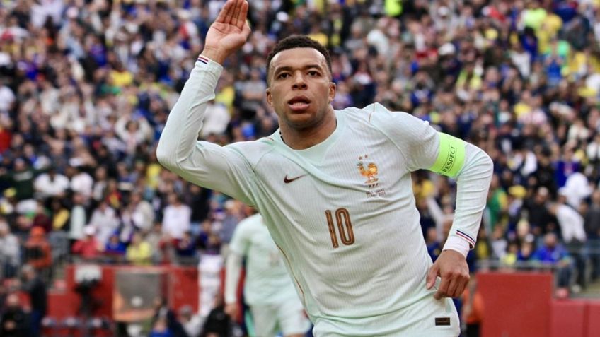 Con gran actuación de Kylian Mbappé, Francia se impone a Brasil en duelo amistoso