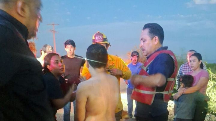 Emergencia en Cajeme: Rescatan a menor con autismo que cayó a las aguas del Canal Bajo