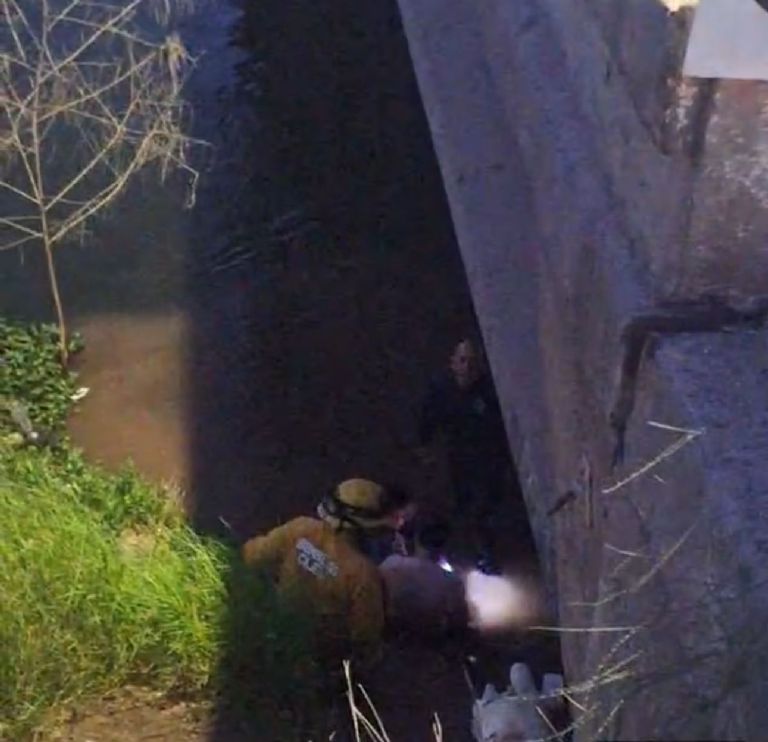 El momento en que el joven fue socorrido por autoridades