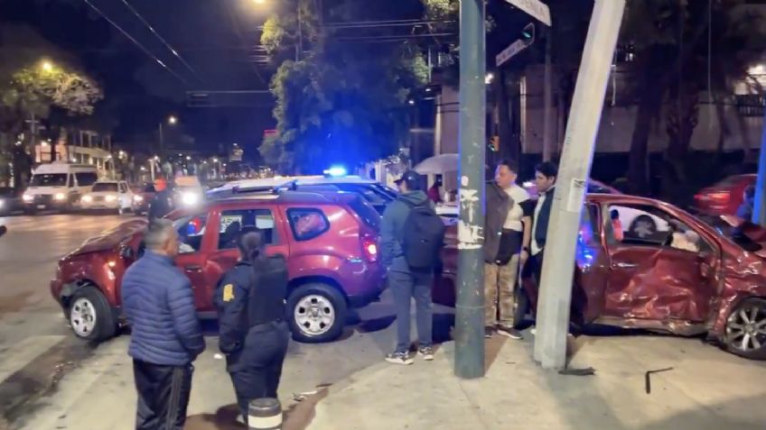 ¿Qué pasó en la Narvarte Oriente HOY? Fuerte ACCIDENTE vehicular deja dos víctimas