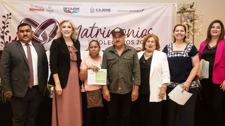 Matrimonios colectivos 2026 en Ciudad Obregón unen a 288 parejas en el Centro Magno