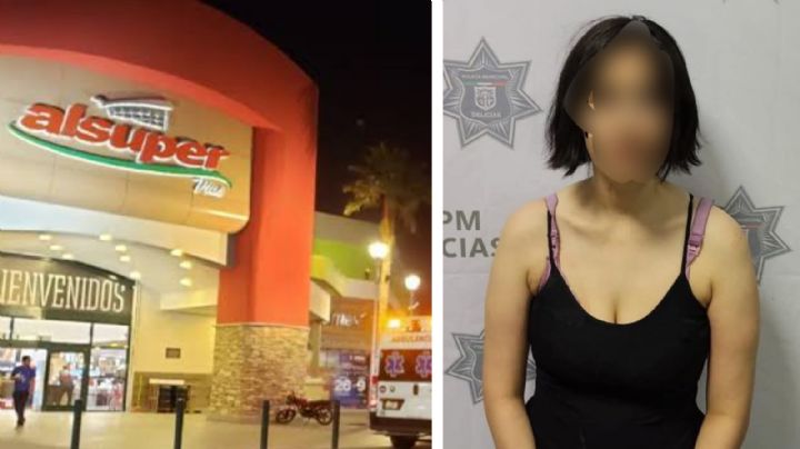 VIDEO: Arrestan a mujer que apuñaló a dos empleadas de supermercado en Delicias, Chihuahua