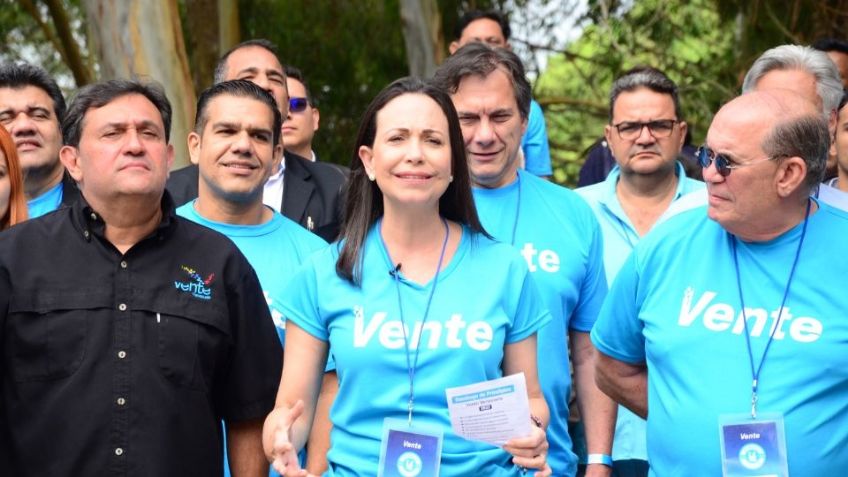 Seguidores de María Corina Machado reabren sede de su partido 'Vente Venezuela' en Caracas