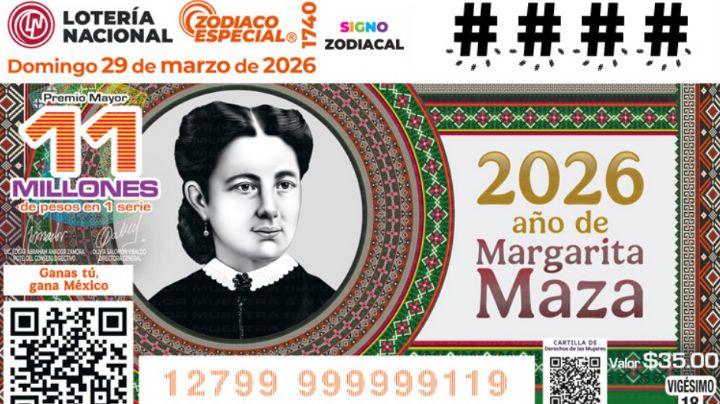 Lotería Nacional: Lista completa de GANADORES del Sorteo Zodiaco ESPECIAL No. 1740 domingo 29 de marzo