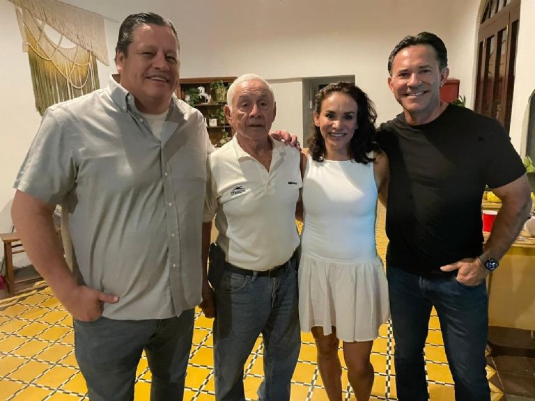 Alfonso Lira, Juan Manuel Campos, Erika Verdugo y Carlos Rodríguez