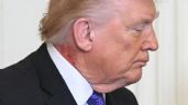 Foto ilustrativa de la nota titulada: Trump muestra sarpullido visible en el cuello durante acto oficial en la Casa Blanca; genera preocupación