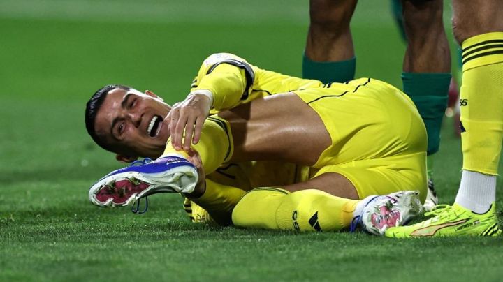 Cristiano Ronaldo sufre lesión con el Al Nassr; se podría perder el amistoso de México y Portugal