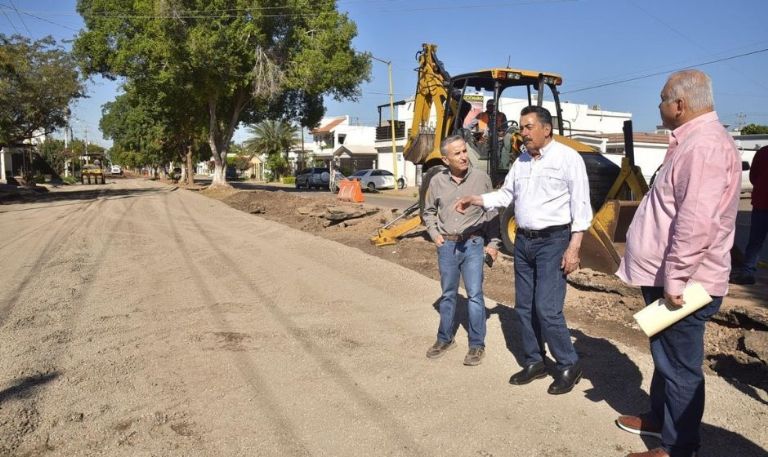 Javier Lamarque revisa avances de obras de infraestructura en el municipio de Cajeme