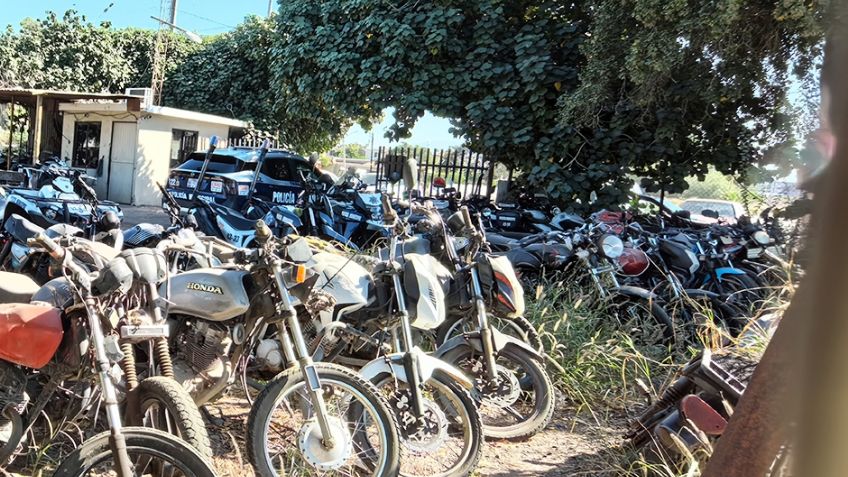 Más del cinco por ciento de motocicletas retenidas en Ciudad Obregón no son reclamadas por sus dueños