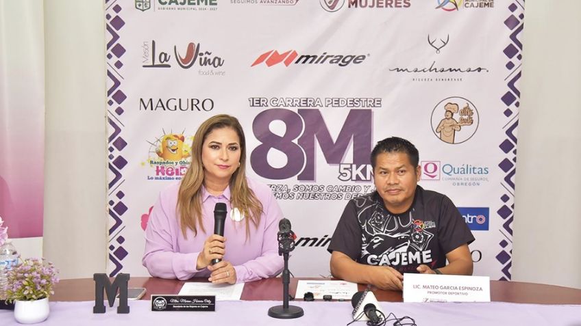 Invitan a mujeres de Cajeme a participar en la carrera y actividades del 8 de marzo