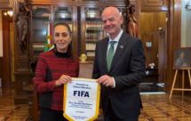 "Todo va a salir muy bien en el Mundial": Sheinbaum tras su reunión con el presidente de la FIFA