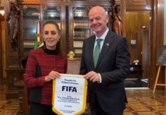 Foto ilustrativa de nota "Todo va a salir muy bien en el Mundial": Sheinbaum tras su reunión con el presidente de la FIFA