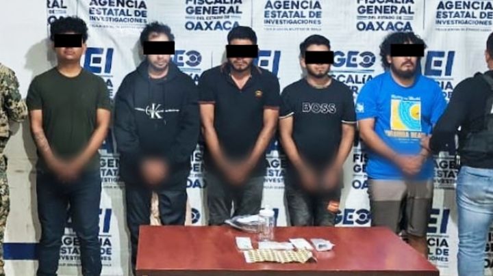 Capturan a cinco hombres investigados por agresión armada que dejó cuatro muertos en Oaxaca