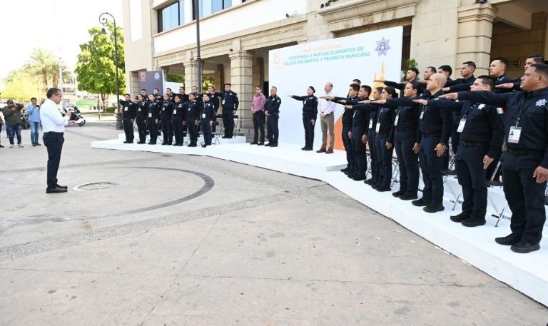 'Toño' Astiazarán fortalece seguridad y vigilancia en Hermosillo con nuevos policías municipales