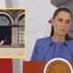 VIDEO de mujer tomando el sol en Palacio Nacional sí es real: Sheinbaum confirma SANCIÓN