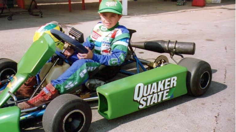 'Checo' destacó compitiendo en los campeonatos mexicanos de karts