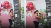 Foto ilustrativa de la nota titulada: ¡No le pagaron! Decoradora se vuelve viral por reventar arreglos de globos en plena fiesta