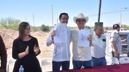 Foto que representa a Navojoa adquiere el terreno para poder iniciar con la construcción de las Viviendas del Bienestar