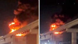 Foto que representa a VIDEO: Se registra incendio en el Metro de Guadalupe, Nuevo León; habría sido provocado