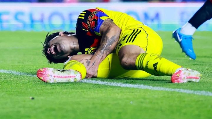 Víctor Dávila sufre escalofriante lesión en el Clausura 2026; sería baja del América por ocho meses