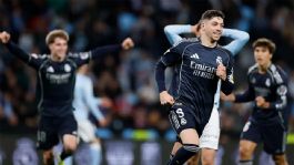 Foto que representa a Real Madrid al borde del fracaso; gol de último minuto salva triunfo ante Celta de Vigo en LaLiga
