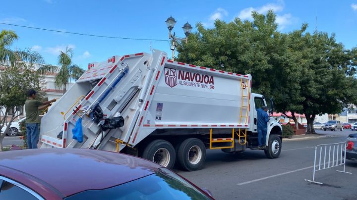 Navojoa avanza en la modernización de sus recolectores de basura; alcalde entrega dos camiones más
