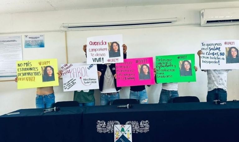 Fiscalía de Morelos confirma que localizan con vida a Stephanye Contreras, estudiante desaparecida de la UAEM