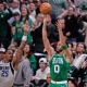 Fiesta en Boston; Tatum regresa con un doble-doble y los Celtics derrotan a Mavericks