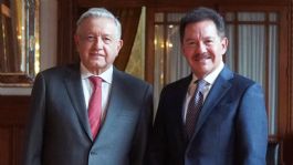 Foto que representa a Senador Ignacio Mier desmiente supuesta hospitalización de AMLO; "Digan no a los falsarios"