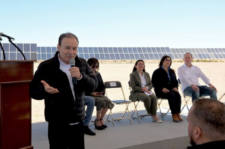 Ingresos de planta solar de Puerto Peñasco aseguran subsidio eléctrico en Sonora: Durazo