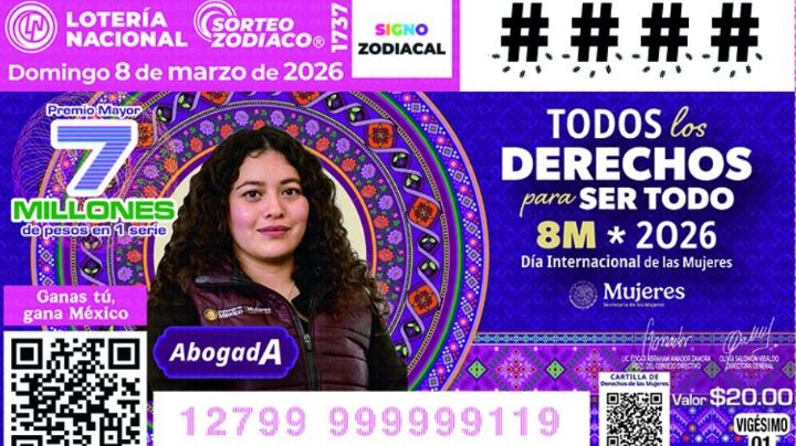 Lista COMPLETA de GANADORES Sorteo Zodiaco No. 1737 de Lotería Nacional, HOY domingo 8 de MARZO