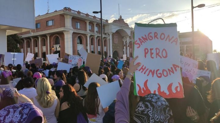 Colectivos feministas toman las calles de Hermosillo por el Día Internacional de las Mujeres