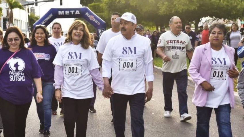 Gobierno de Javier Lamarque conmemora el Día Internacional de la Mujer con acto cívico y carrera 8M