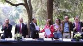 Foto ilustrativa de la nota titulada: Durazo firma convenio de colaboración con el Bosque de Chapultepec para garantizar crecimiento de La Sauceda