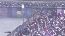 Foto que representa a Marcha del 8M en CDMX: 9 hombres DETENIDOS y 90 personas atendidas por paramédicos