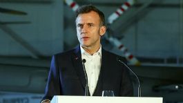 Foto que representa a Macron anuncia movilización de flota francesa para ayudar a reabrir el estrecho de Ormuz en Irán